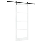 Porta scorrevole ORKDAL bianco e nero 93 x 232 cm