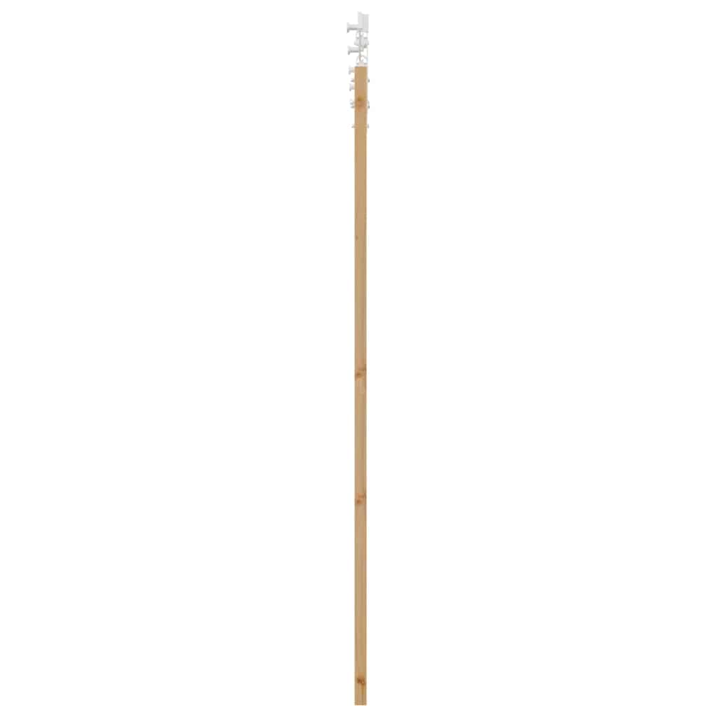 Porta scorrevole ORKDAL in legno massello di pino e vetro 61 x 198,5 cm colore naturale