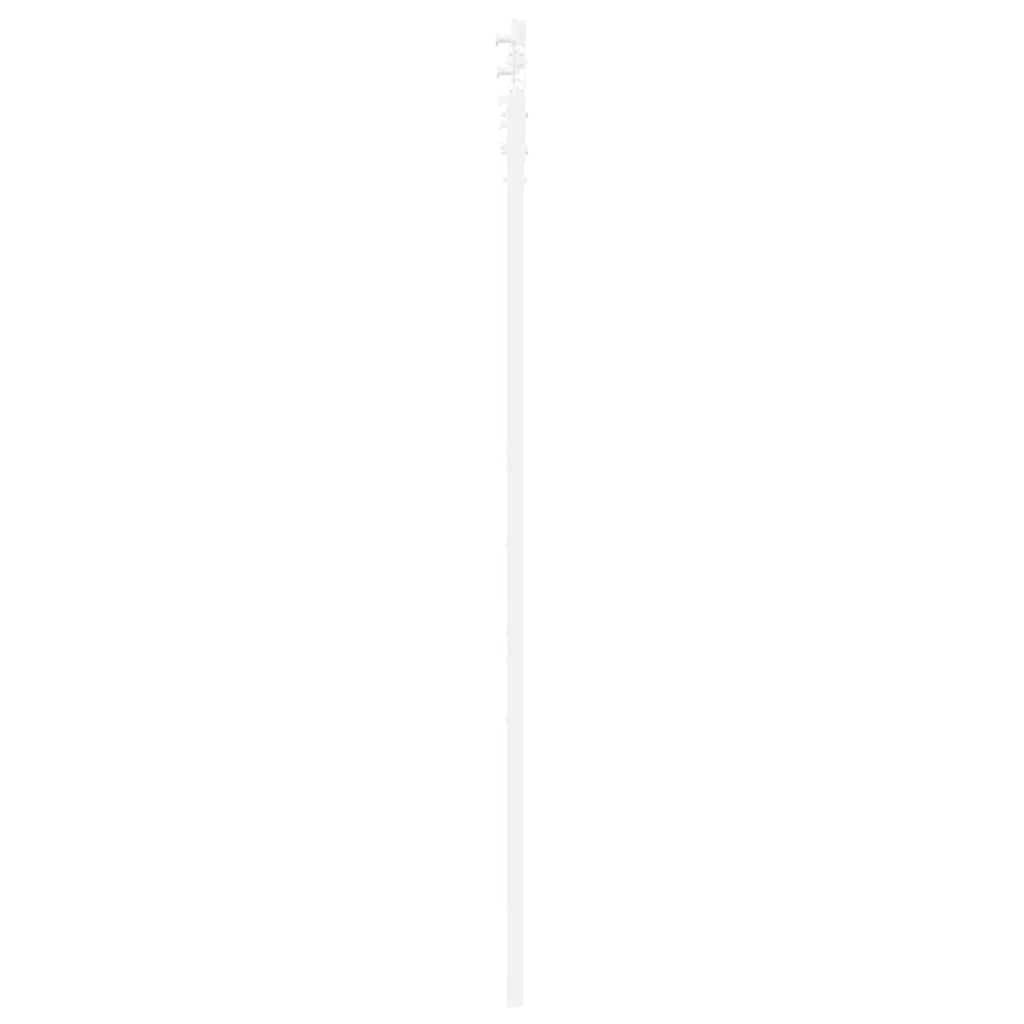 Porta scorrevole ORKDAL bianca 61 x 198,5 cm in legno massello di pino e vetro