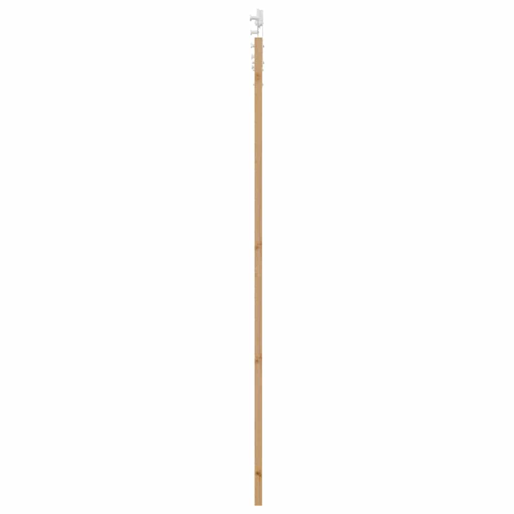 Porta scorrevole ORKDAL legno massello pino e vetro 93 x 232 cm naturale