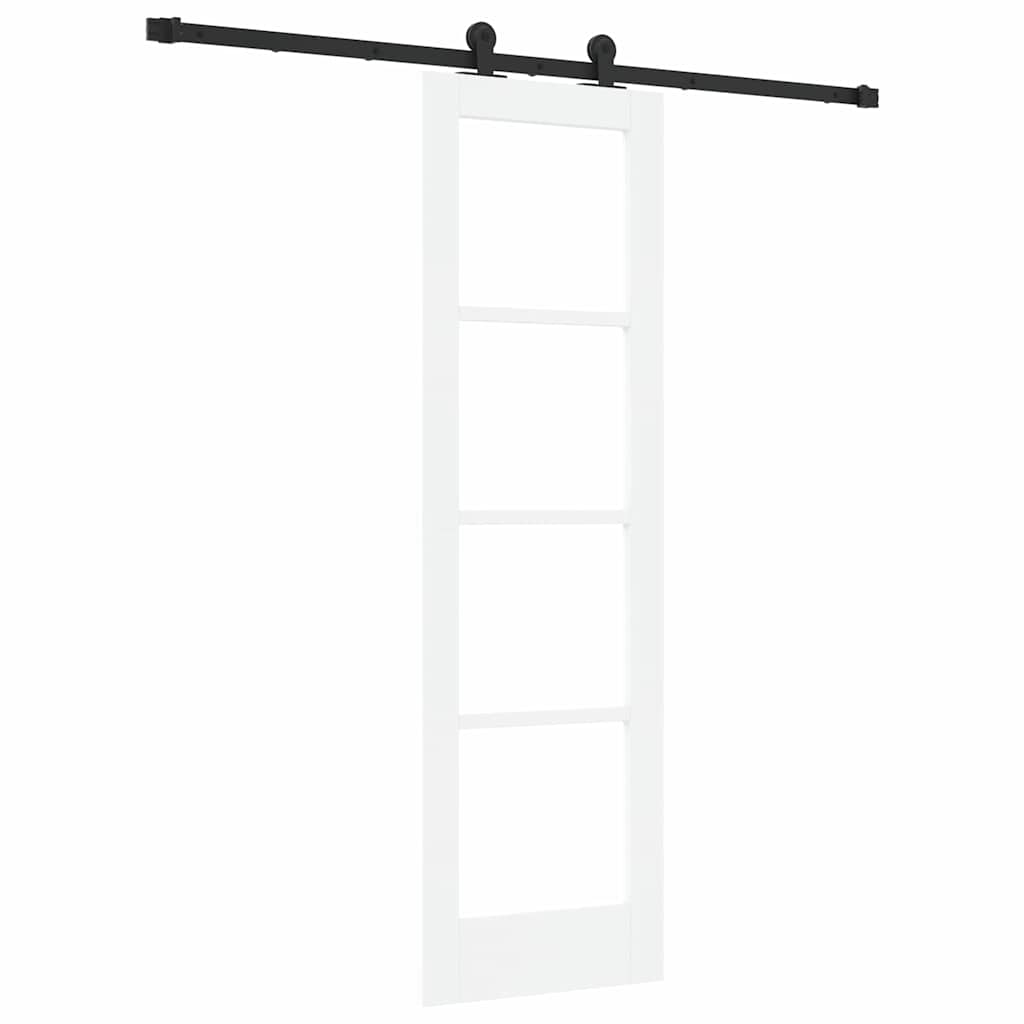 Porta Scorrevole ORKDAL Bianco e Nero 61 x 198,5 cm