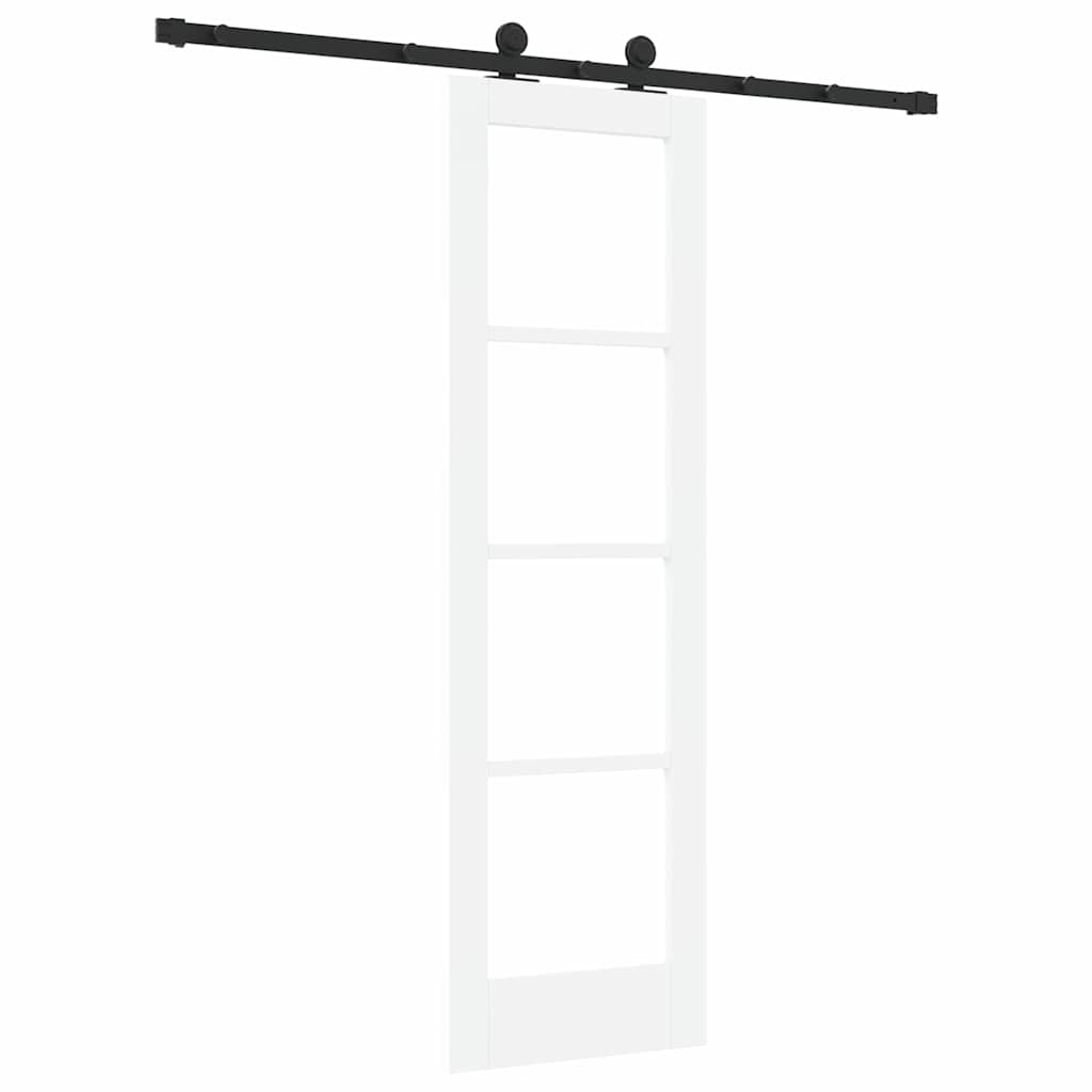 Porta Scorrevole ORKDAL Bianco e Nero 61 x 198,5 cm