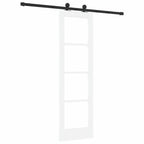 Porta Scorrevole ORKDAL Bianco e Nero 61 x 198,5 cm