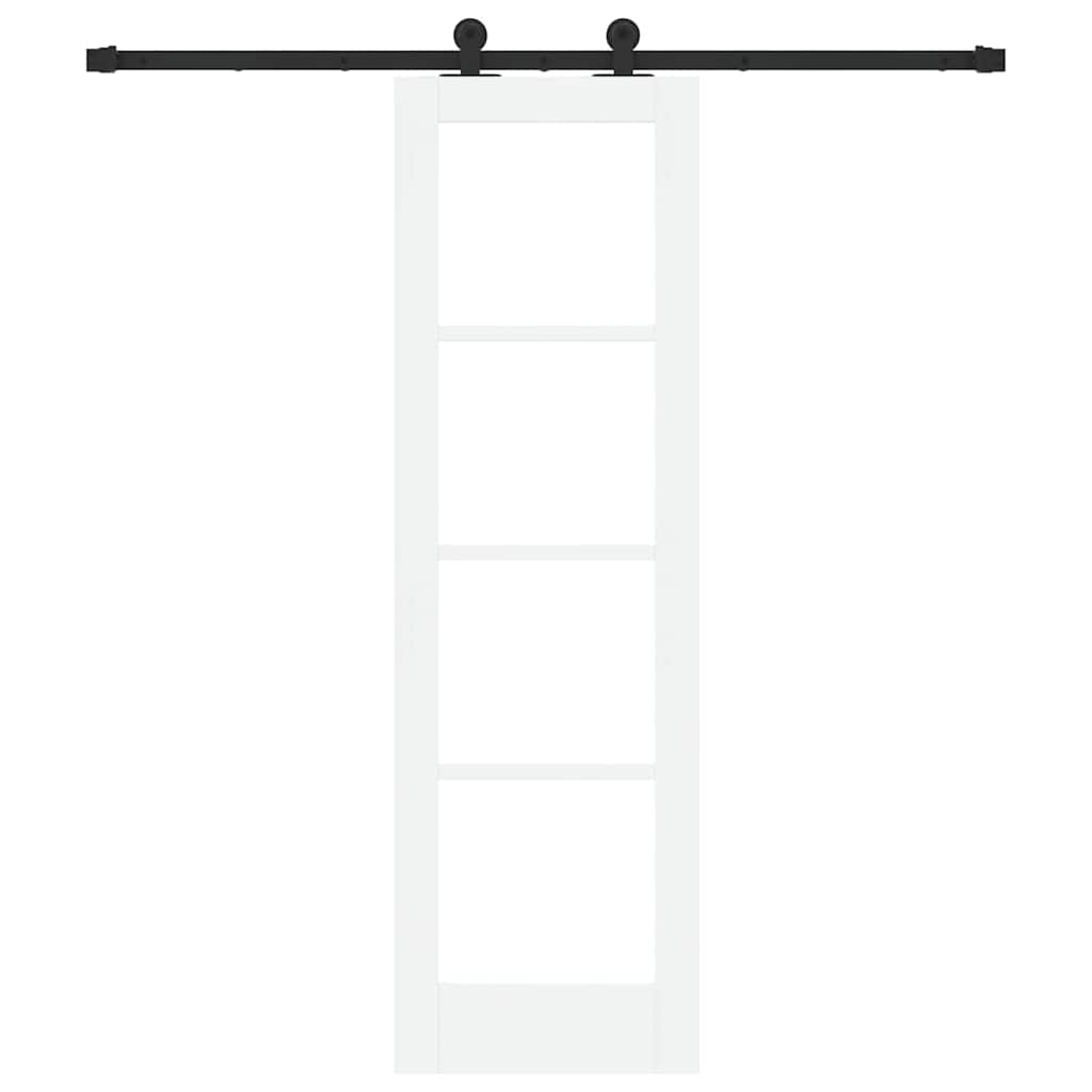 Porta Scorrevole ORKDAL Bianco e Nero 61 x 198,5 cm