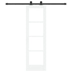 Porta Scorrevole ORKDAL Bianco e Nero 61 x 198,5 cm
