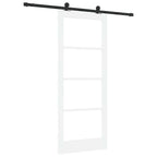 Porta Scorrevole ORKDAL Bianco e Nero 83 x 202 cm