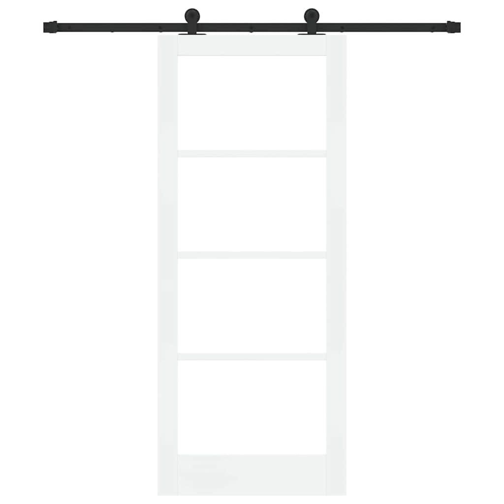 Porta Scorrevole ORKDAL Bianco e Nero 83 x 202 cm