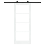 Porta Scorrevole ORKDAL Bianco e Nero 83 x 202 cm