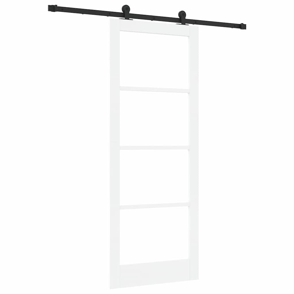 Porta Scorrevole ORKDAL Bianco e Nero 83 x 211 cm
