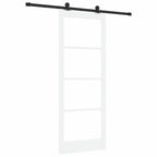 Porta Scorrevole ORKDAL Bianco e Nero 83 x 211 cm