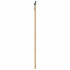 Porta Scorrevole ORKDAL Legno Naturale e Vetro Nero 93 x 202 cm
