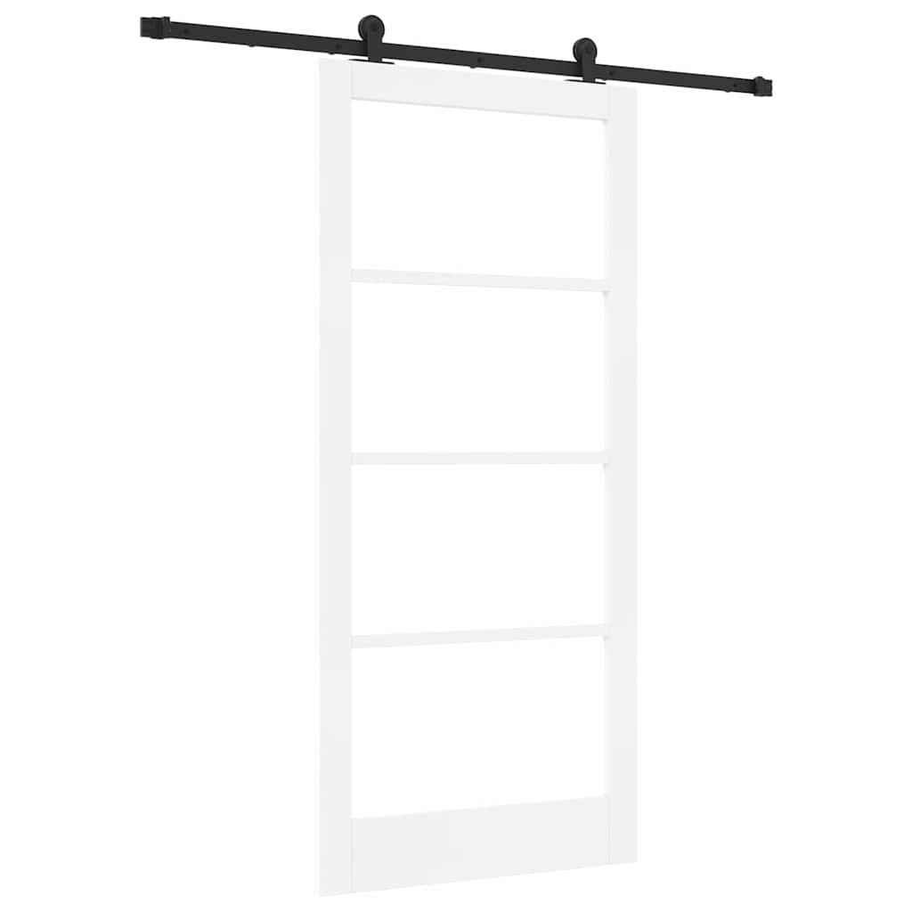 Porta Scorrevole ORKDAL Bianco e Nero 93 x 202 cm