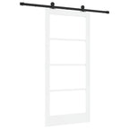 Porta Scorrevole ORKDAL Bianco e Nero 93 x 202 cm
