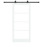 Porta Scorrevole ORKDAL Bianco e Nero 93 x 202 cm
