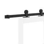 Porta Scorrevole ORKDAL Bianco e Nero 93 x 211 cm
