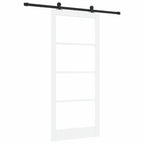 Porta Scorrevole ORKDAL Bianco e Nero 93 x 211 cm