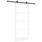 Porta Scorrevole ORKDAL Bianco e Nero 93 x 211 cm