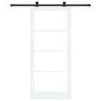 Porta Scorrevole ORKDAL Bianco e Nero 93 x 211 cm