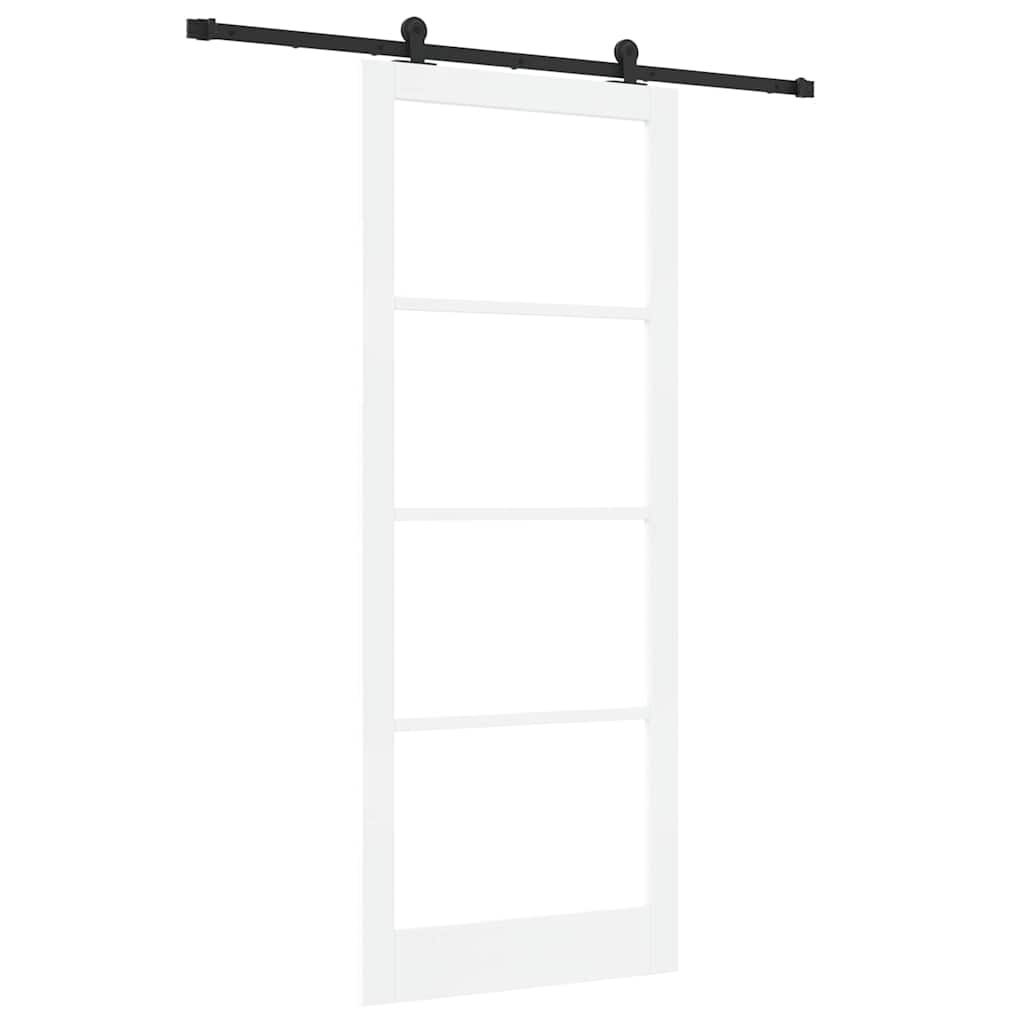 Porta Scorrevole ORKDAL Bianco e Nero 93 x 232 cm