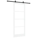 Porta Scorrevole ORKDAL Bianco e Nero 93 x 232 cm