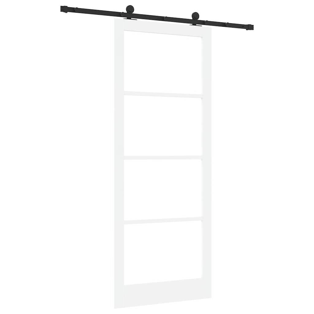 Porta Scorrevole ORKDAL Bianco e Nero 93 x 232 cm
