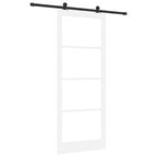 Porta Scorrevole ORKDAL Bianco e Nero 93 x 232 cm