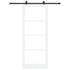 Porta Scorrevole ORKDAL Bianco e Nero 93 x 232 cm