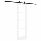 Porta Scorrevole ORKDAL Bianco e Nero 61 x 198,5 cm