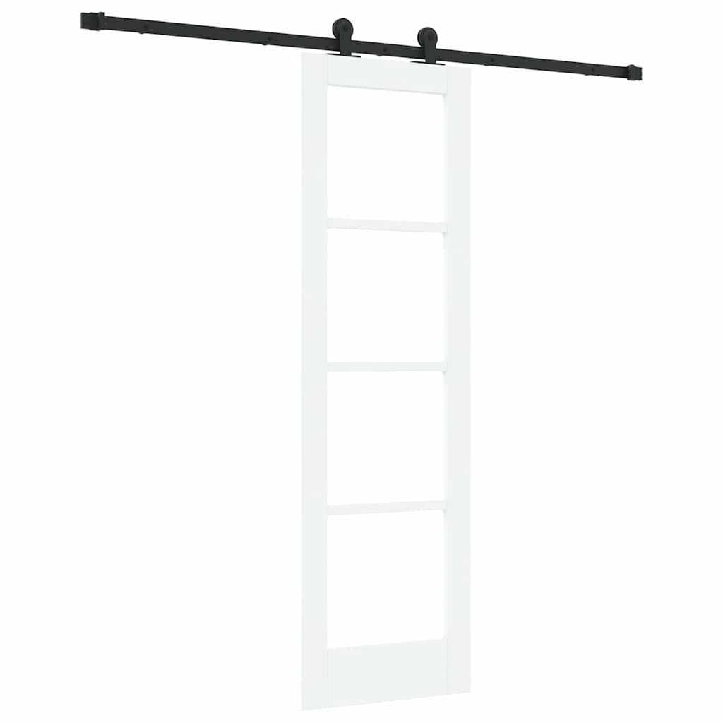 Porta Scorrevole ORKDAL Bianco e Nero 61 x 198,5 cm