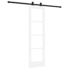 Porta Scorrevole ORKDAL Bianco e Nero 61 x 198,5 cm