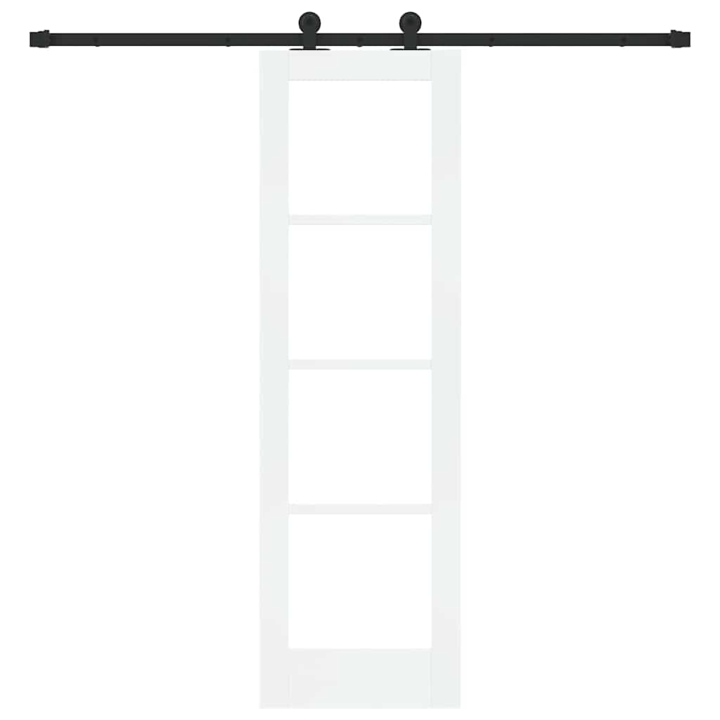 Porta Scorrevole ORKDAL Bianco e Nero 61 x 198,5 cm