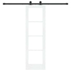 Porta Scorrevole ORKDAL Bianco e Nero 61 x 198,5 cm