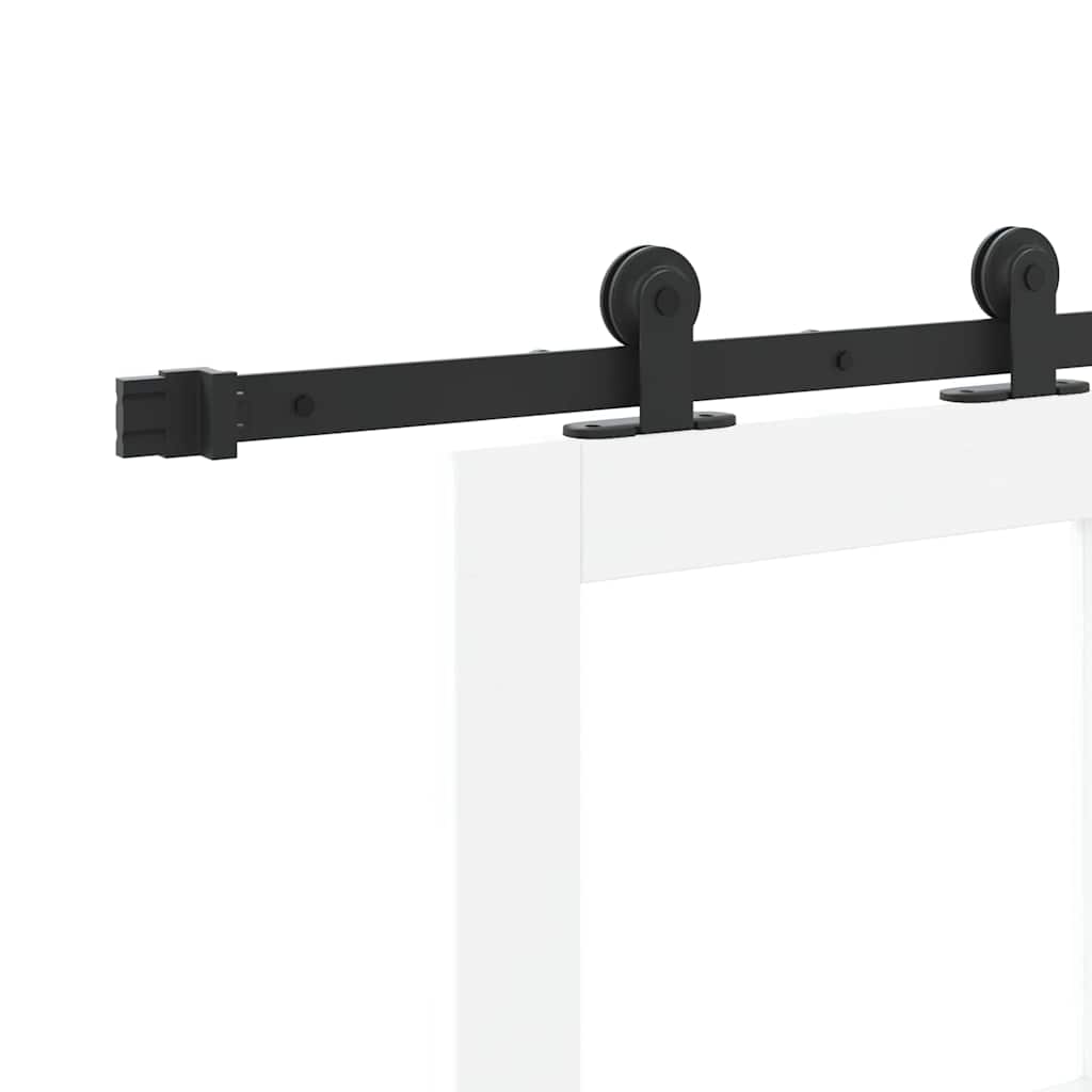 Porta Scorrevole ORKDAL Bianco e Nero 83 x 202 cm