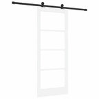 Porta Scorrevole ORKDAL Bianco e Nero 83 x 202 cm