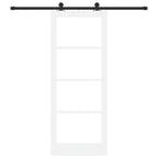 Porta Scorrevole ORKDAL Bianco e Nero 83 x 211 cm