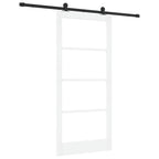 Porta Scorrevole ORKDAL Bianco e Nero 93 x 202 cm