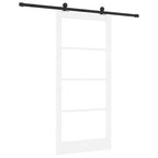 Porta Scorrevole ORKDAL Bianco e Nero 93 x 202 cm