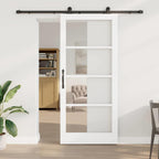 Porta Scorrevole ORKDAL Bianco e Nero 93 x 211 cm
