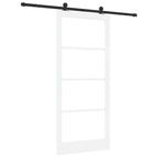 Porta Scorrevole ORKDAL Bianco e Nero 93 x 211 cm