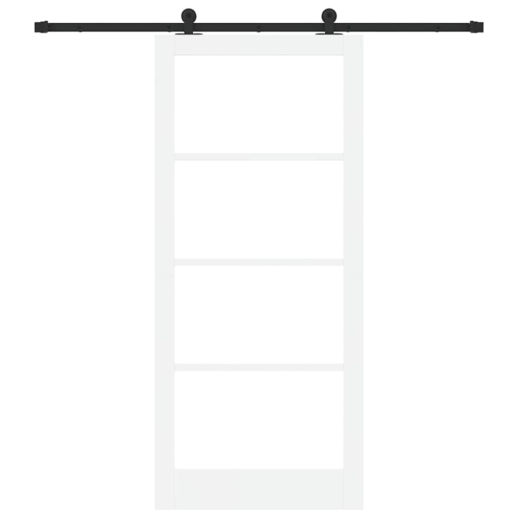 Porta Scorrevole ORKDAL Bianco e Nero 93 x 211 cm