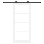 Porta Scorrevole ORKDAL Bianco e Nero 93 x 211 cm