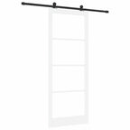 Porta Scorrevole ORKDAL Bianco e Nero 93 x 232 cm