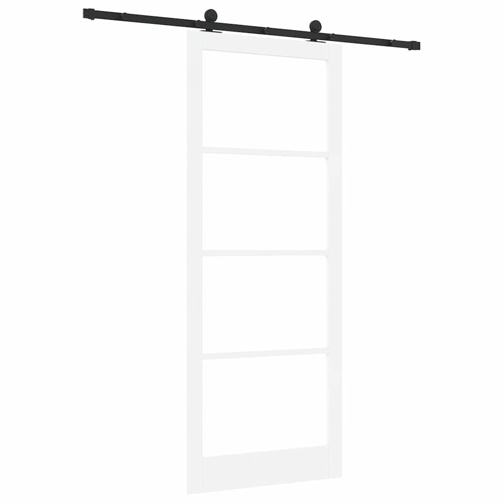 Porta Scorrevole ORKDAL Bianco e Nero 93 x 232 cm