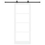 Porta Scorrevole ORKDAL Bianco e Nero 93 x 232 cm