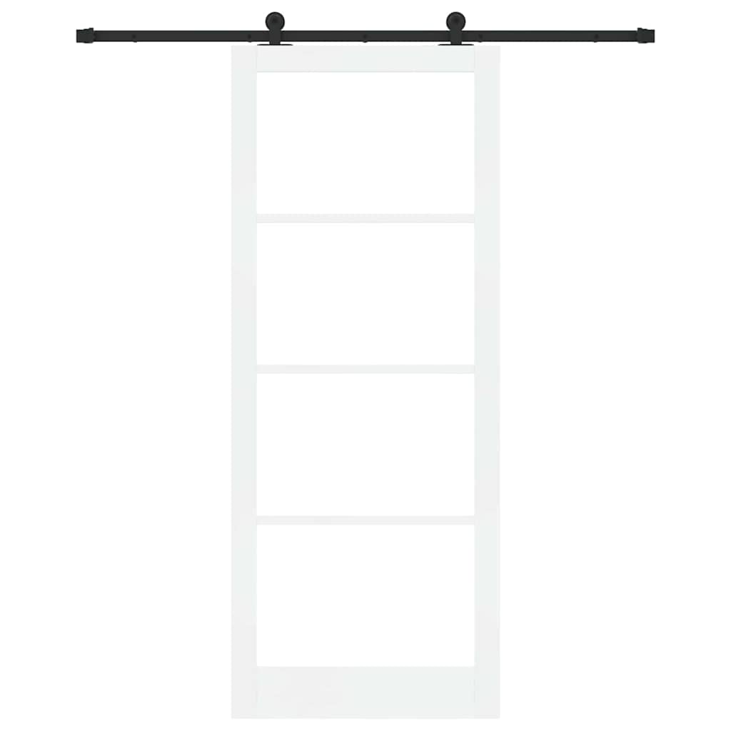 Porta Scorrevole ORKDAL Bianco e Nero 93 x 232 cm