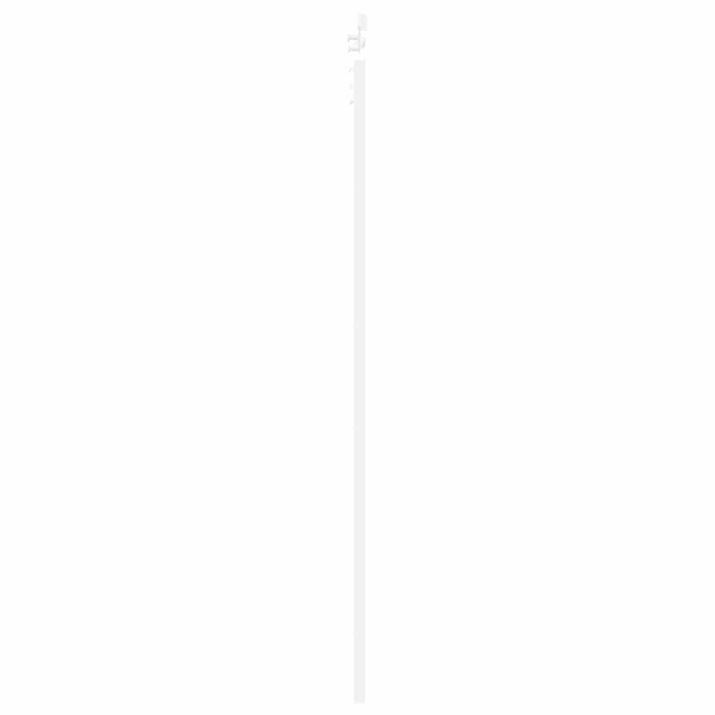Porta scorrevole ORKDAL bianco 83 x 211 cm in legno massello di pino e vetro temperato