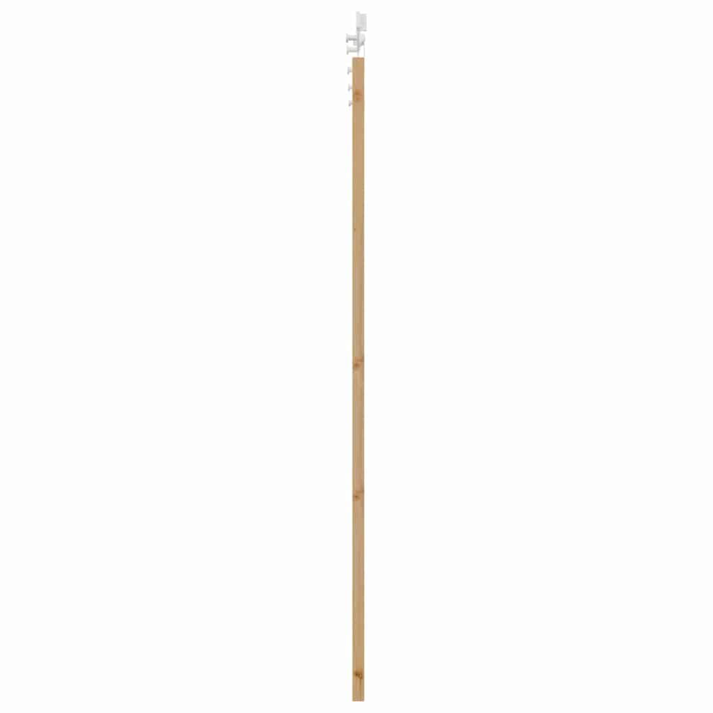 Porta scorrevole ORKDAL legno massello pino e vetro 93 x 202 cm naturale