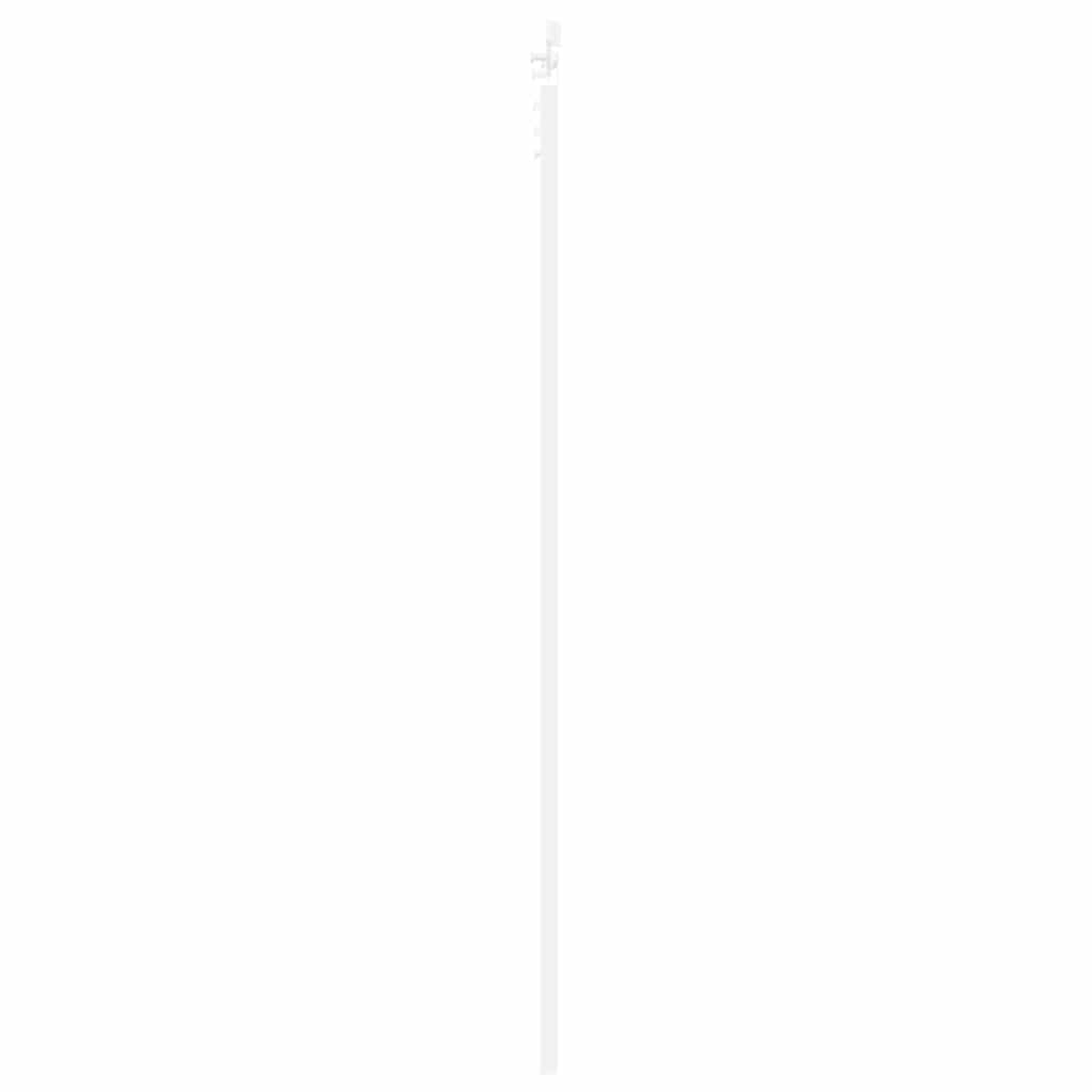 Porta Scorrevole ORKDAL Bianco 93 x 211 cm Legno Massello Pino e Vetro Temperato