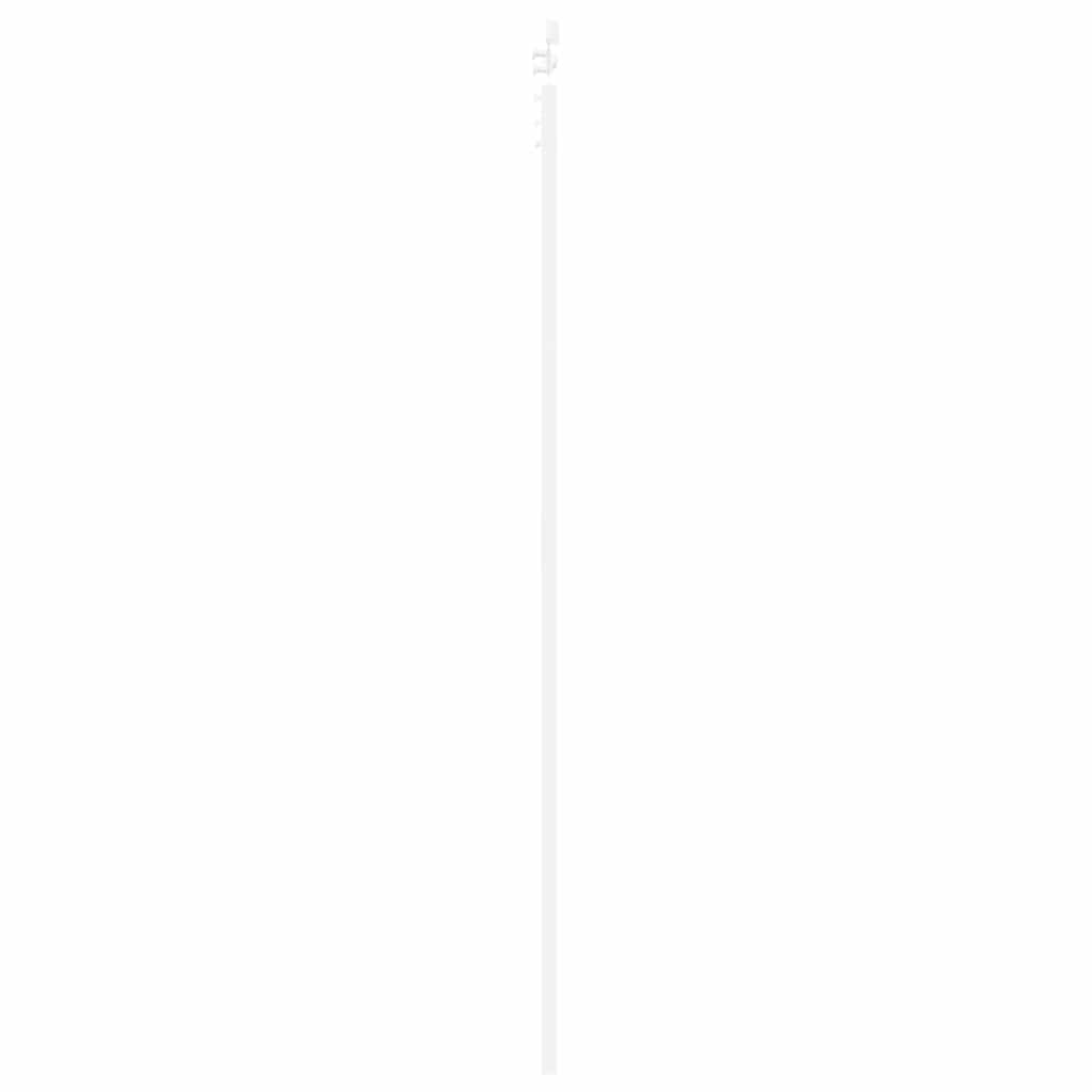 Porta scorrevole ORKDAL bianca 93 x 232 cm in legno massello di pino e vetro temperato