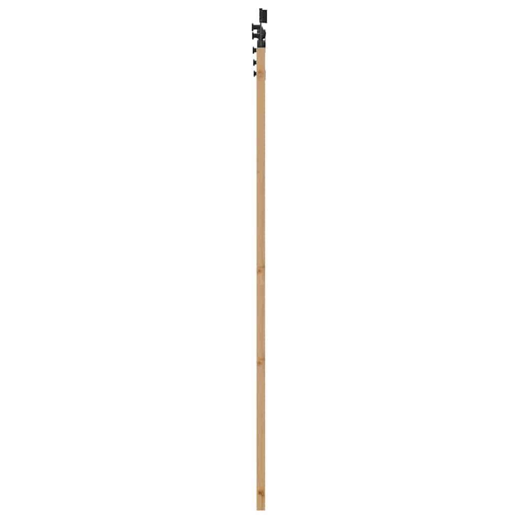 Porta scorrevole ORKDAL in legno massello di pino e vetro naturale 61 x 198,5 cm